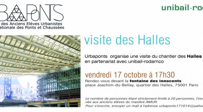 Visite Urbaponts – Chantier des Halles